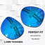 Ống kính Polarized 55mm cho Kính Râm Oakley Garage Rock, Chống Trầy Xước và Va Đập