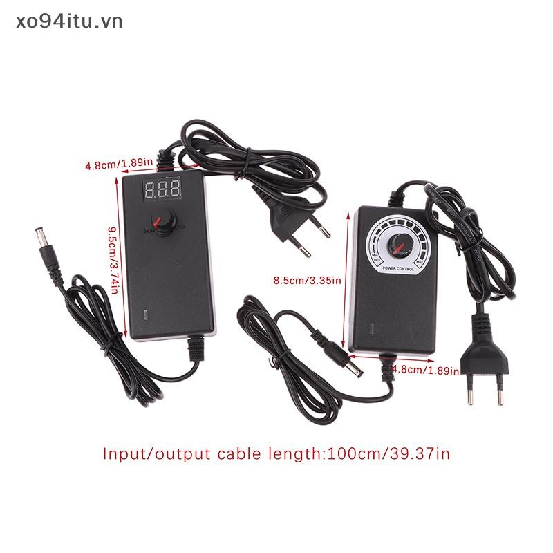 XOITU Có Thể Điều Chỉnh 3V 9V 12V 24V 1A 2A Đa Năng AC / Adapter Màn Hình Hiển Thị Điện Áp Điều Chỉnh Nguồn Điện Adatpor VN