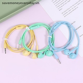 [Savemoneyeveryday] Tai nghe có dây bề mặt mịn U19 Tai nghe siêu trầm 3,5 mm có Mic tích hợp Tai nghe khử tiếng ồn Tai nghe nhạc [vn]