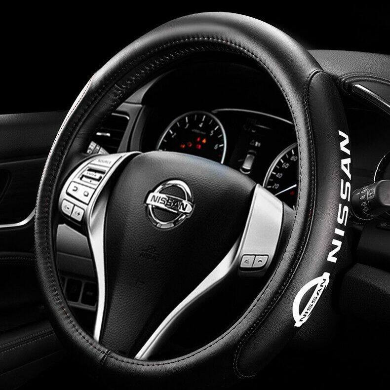 Bọc vô lăng xe bằng da bò cho Nissan Qashqai X Trail t32 Juke Note Tiida Almera Rogue