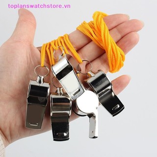 Toplanswatchstore Kim Loại Còi Trọng Tài Thể Thao Bóng Bầu Dục Thép Không Gỉ Còi Bóng Đá Tiệc Bóng Rổ Huấn Luyện Trường Cổ Vũ VN