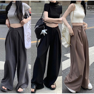 Hàng QCCC - Quần ống rộng xếp ly phong cách ulzzang Thanh Lịch Hợp Thời Trang Cho Nữ Mã 0102 Hivaxin