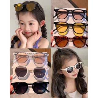 Thời Trang Hàn Quốc Trẻ Em Dễ Thương Khung Nhỏ SunGlasses Cho Bé Trai Và Bé Gái Bóng Vuông Cho Trẻ Em Ngoài Trời Chống Tia Uv 3-12 Tuổi