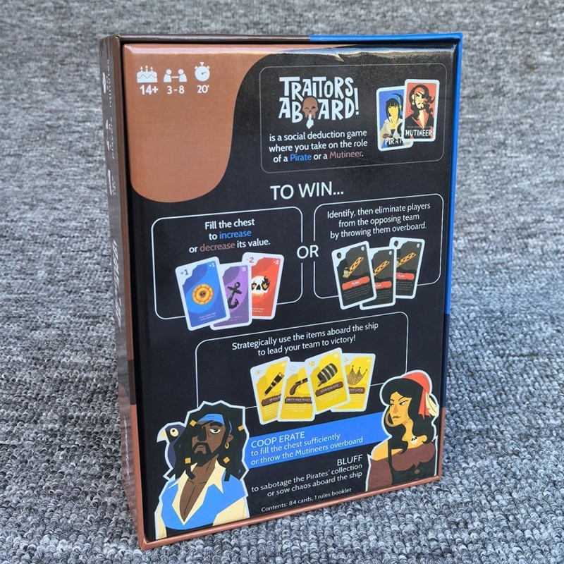 [Luật Việt] Boardgame Traitors Aboard - Kẻ Phản Bội Lộng Hành Tigar