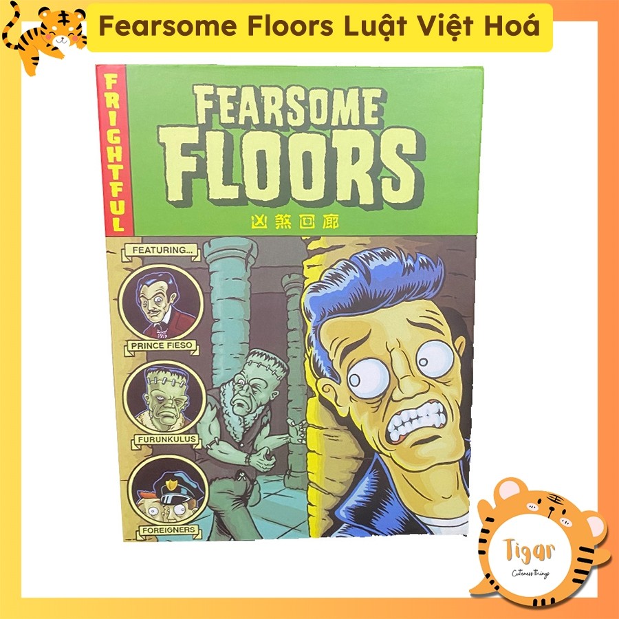 Boardgame Fearsome Floors Trốn Tìm Nghẹt Thở Tigar