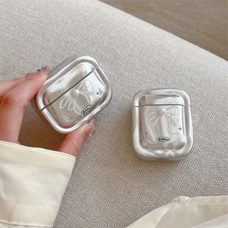 Nơ ruy băng cho AirPods 1 / 2 3 Pro Pro2 pro3 Airpod4 Bộ tai nghe Vỏ bảo vệ Bluetooth không dây AirPods Pro i3 i4 pro3 Vỏ bảo vệ tai nghe
