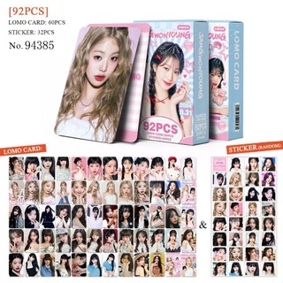 GC9 92 Cái / bộ IVE Dán Thẻ LOMO Jang Wonyoung Bưu Thiếp Bộ Sưu Tập Ngôi Sao KPOP Ngoại Vi CG9