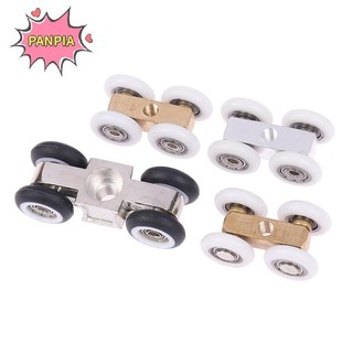 Pnpia Phòng Tắm Đồng Bốn Gót Ròng Rọc Con Lăn Cho Phòng Tắm Kính Cửa Trượt Chống Thấm Nước Mang Theo Cửa Cần Cẩu Nhà Vệ Sinh Boutique