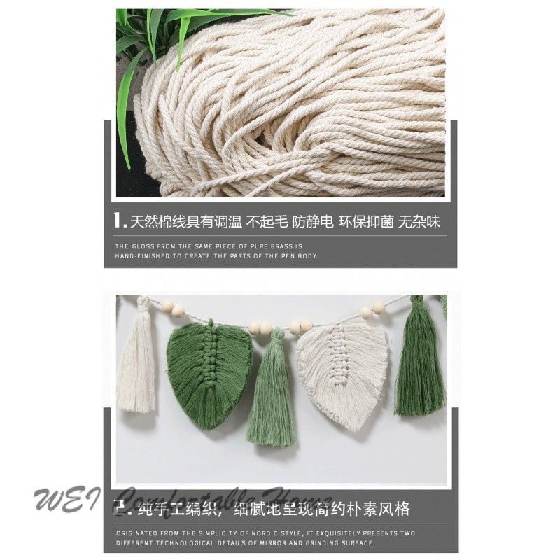 Phong Cách Mới Trang Trí Tường Nhà Tấm Thảm Dệt Tay B & B Màn Nền Phòng