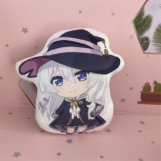 SQ2 Lang Thang Phù Thủy Hành Trình Của Elaina Elaina Elaina Hoạt Hình Anime Sang Trọng In Gối Văn Phòng Nhà Đệm Búp Bê Móc Khóa