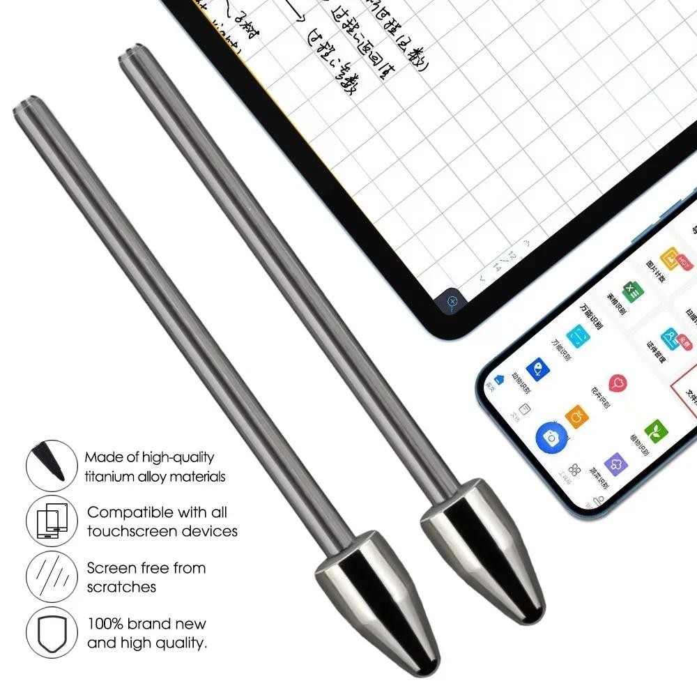 Ảnh Đầu Kim Loại Fonken Cho Samsung Galaxy Tab S6 S7 S8 S9 S22 S23 S24 Note20 Note10 Stylus Tip Máy Tính Bảng Thay Thế Bút Chì Nib Với Kẹp Dụng Cụ 3