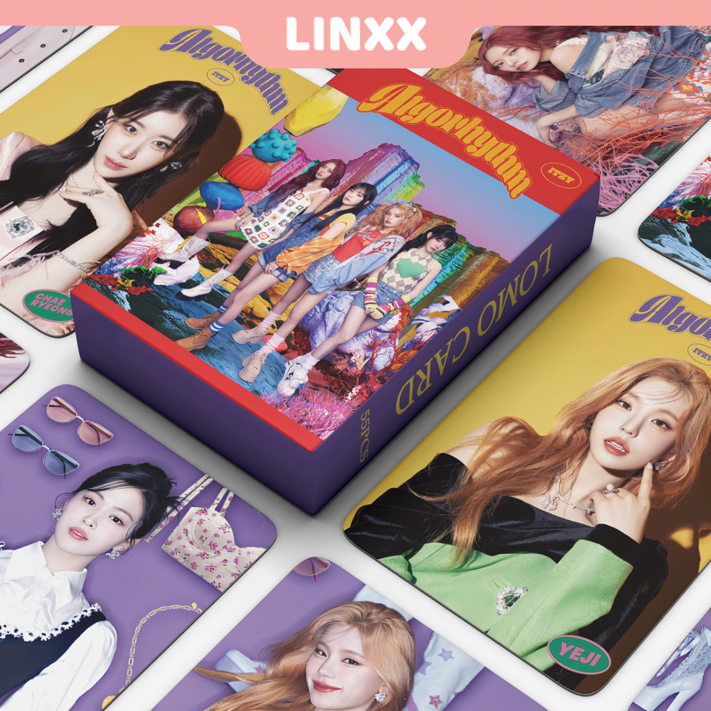 Linxx 55 Chiếc ITZY Algorhythm Album Lomo Card Kpop Photocards Bưu Thiếp Series