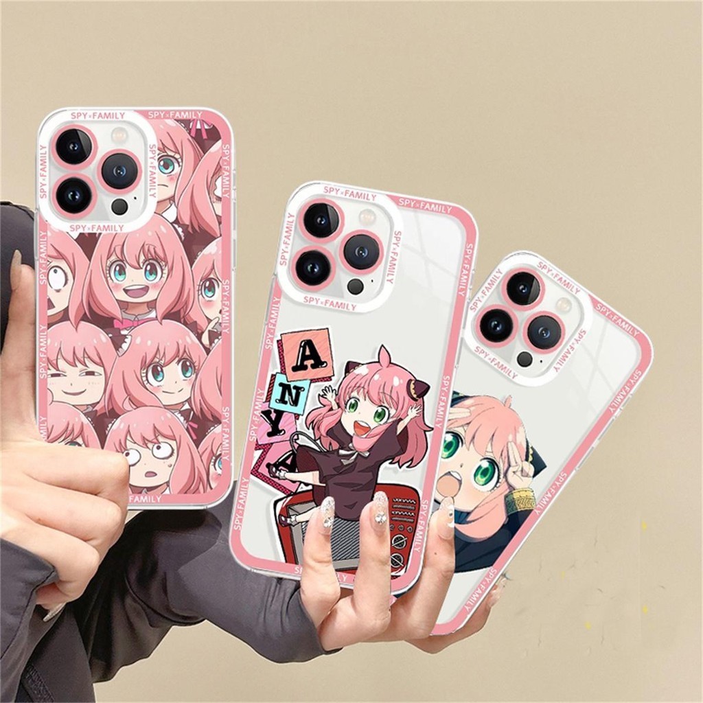 Ốp Lưng Cho Samsung Galaxy A54 A55 A25 A15 A22 A23 A30 A20 A31 A32 A33 A50 A50S A30S Anime SPY Family Anya Clear TPU Silicone Phim Hoạt Hình Mềm Mại Cặp Đôi Dễ Thương Vỏ Điện Thoại