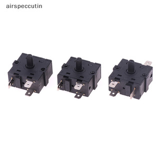 Airspecutin 3 / 5 Pin 2 / 4 Vị trí Bộ chọn quay AC 250V 16A Máy sưởi phòng điện EN