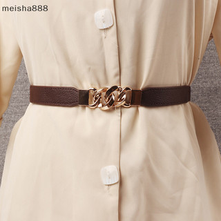 Meisha888 Dây Xích 3 Màu Thắt Lưng Co Giãn Thắt Lưng Nữ Áo Khoác Thắt Lưng