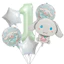 ST2 Sanrio Chủ Đề Trang Trí Kỷ Niệm Đảng Kuromi Giai Điệu Bóng Bộ Cảnh Sắp Xếp Trang Trí Tiệc Tiếp Liệu TS2