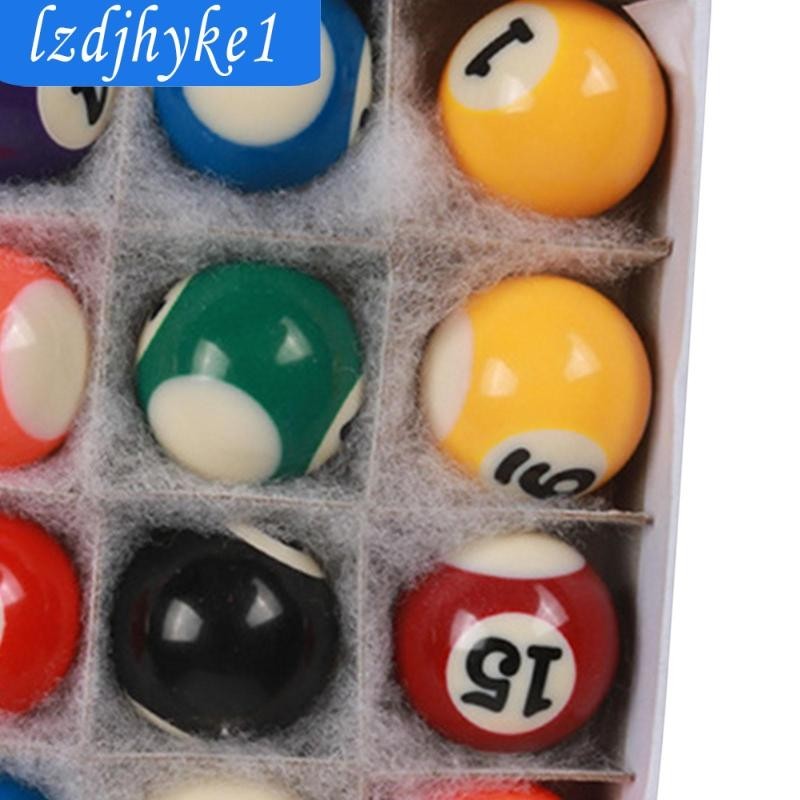 Bộ 16 Quả Bóng Bi-a Mini, Bộ Nhỏ 25 Mm Bi-a Nhỏ Để Giải Trí, Thể Thao Và Tập Gym