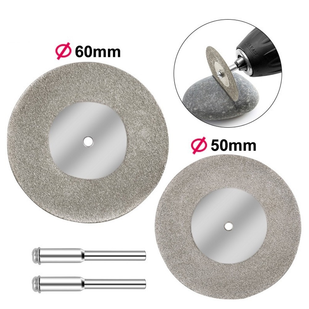 [Cosyh] Bánh mài kim cương 40 50 60mm Đĩa cắt gỗ Phụ kiện dụng cụ quay
