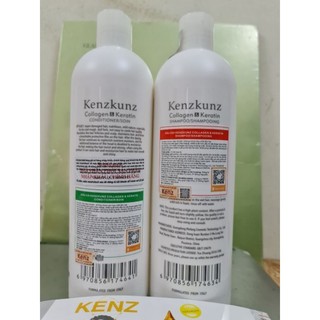 Gội Xả Kenz  Collagen & Keratin đến từ ITALY được chiết xuất từ tinh dầu Argan