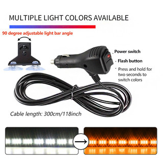 Đèn Led nhấp nháy Cảnh báo thanh dài Đèn mái xe khẩn cấp Đèn nhấp nháy 12-24V