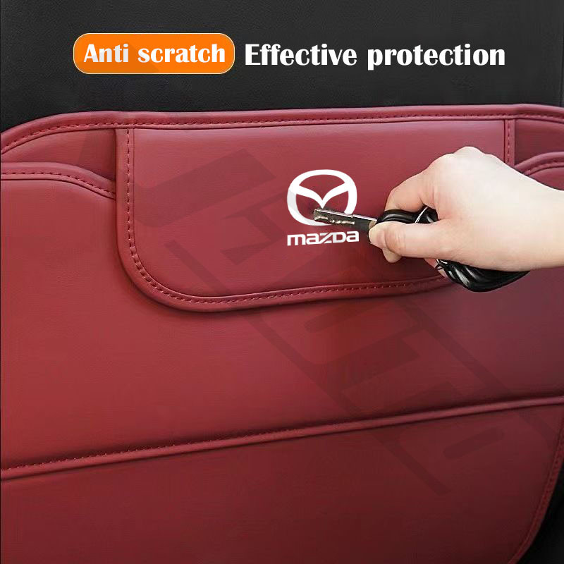Mazda Ghế Ô Tô Chống Đá Miếng Lót Da Bảo Vệ Chống Trầy Xước Chống Bụi Bẩn Miếng Lót Nội Thất Ô Tô Phụ Kiện Cho Cx 5 3 2 Cx 8 Cx 3 Cx 30 6 Bt 50 Mx 5 5 Rx8