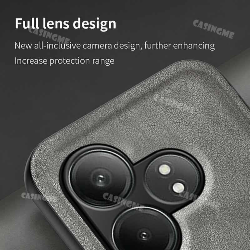 Ốp Điện Thoại Họa Tiết Da Realme GT6 2024 Cho Realme GT Neo 6 6GT GT6 RealmeGT6 Neo6 SE 6T 4G 5G 2024 Bảo Vệ Ống Kính Vỏ Điện Thoại Thời Trang Ốp Lưng Chống Sốc