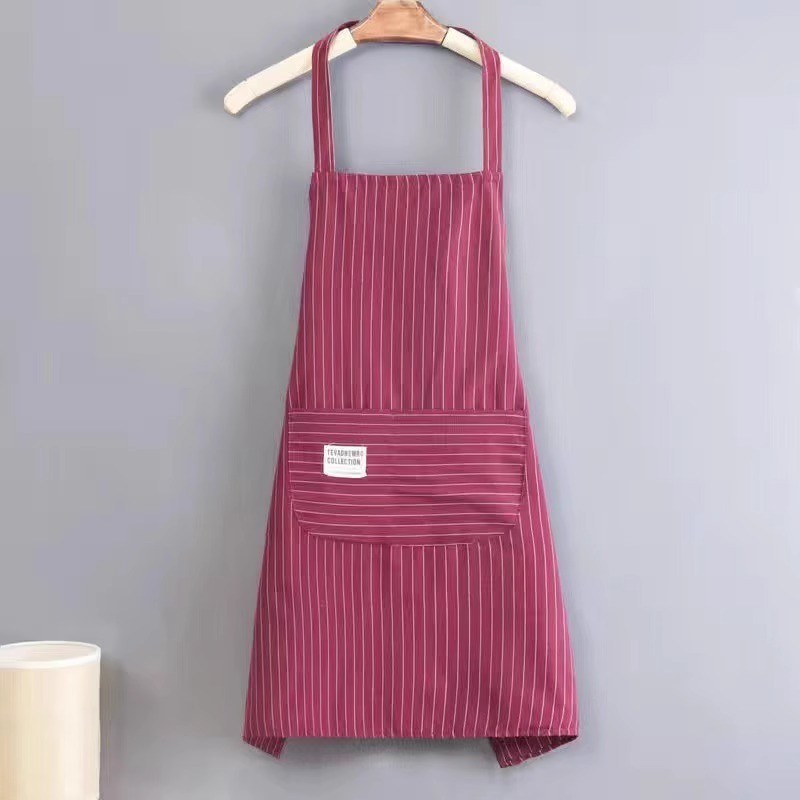 Dài Tay Dày Tạp Dề Cotton Nữ Hộ Gia Đình Nấu Ăn Nhà Bếp Smock Chống Bẩn Thoáng Khí Phục Vụ Phục Vụ Công Sở Quần Áo Người Lớn Tạp Dề