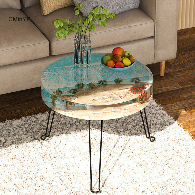 Cminyp Lớn Tròn Trang Trí Sông Bàn Làm Khuôn Silicon Diy Pha Lê Nhựa Epoxy Khuôn Tự Làm Crafg Dụng Cụ Vinh Quang