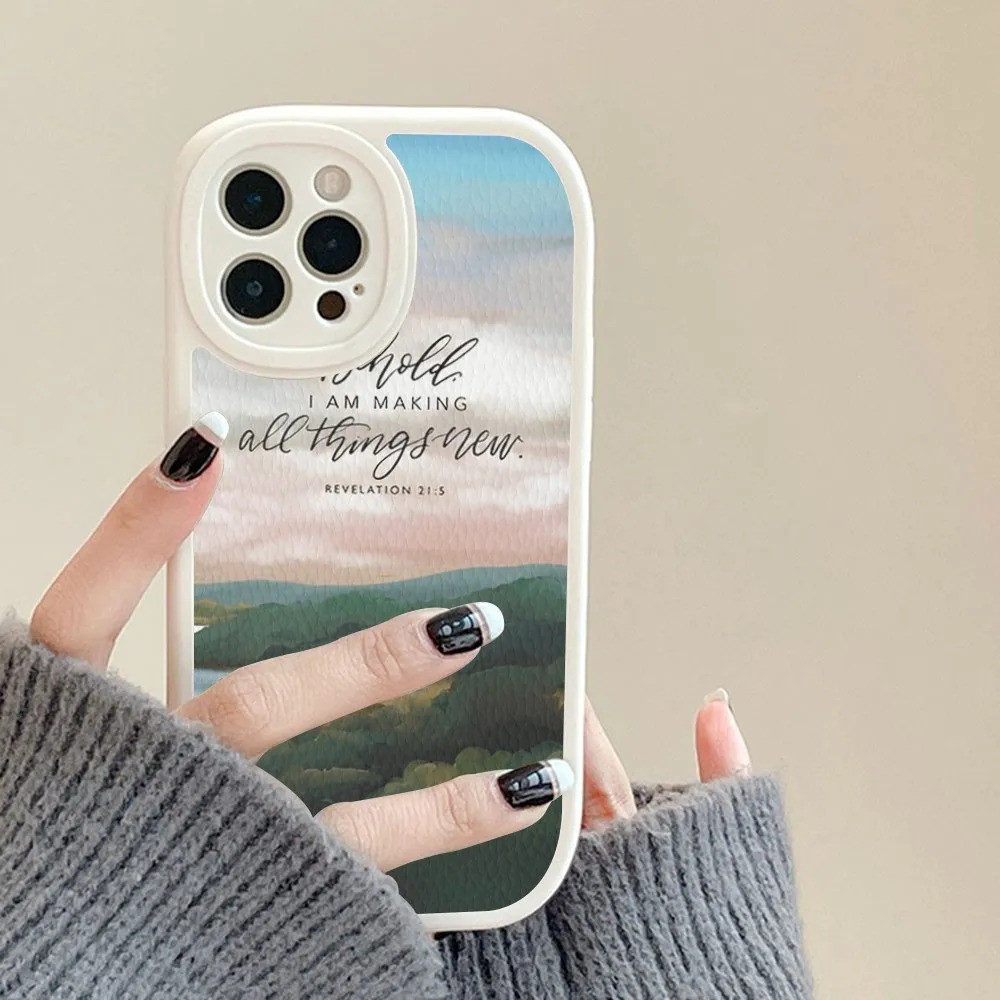 Ốp điện thoại da cứng TP-1 cho iPhone Jesus Christian Bible iPhone 14 13 12 mini 11 14 Pro Max Xs X XR 7 8 Plus
