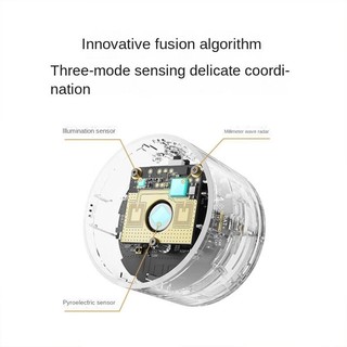 Xiaomi WiFi Bluetooth Cảm biến phát hiện sự hiện diện của con người thông minh Cảm biến giám sát Radar lò vi sóng / Cảm biến chuyển động cơ thể tĩnh lặng