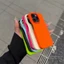 Ốp điện thoại iPhone 16 15 14 13 12 11 Pro Max X Xr Xs Max 7 8 Plus SE2020 Màu kẹo Màu trơn Nửa gói Vỏ điện thoại mềm