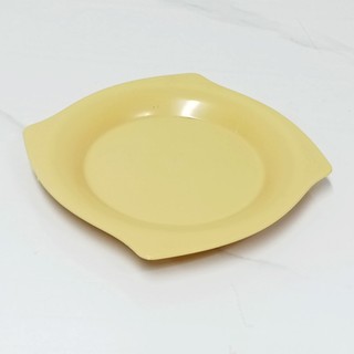 Đĩa phíp vuông màu vàng kem nhựa phíp melamine