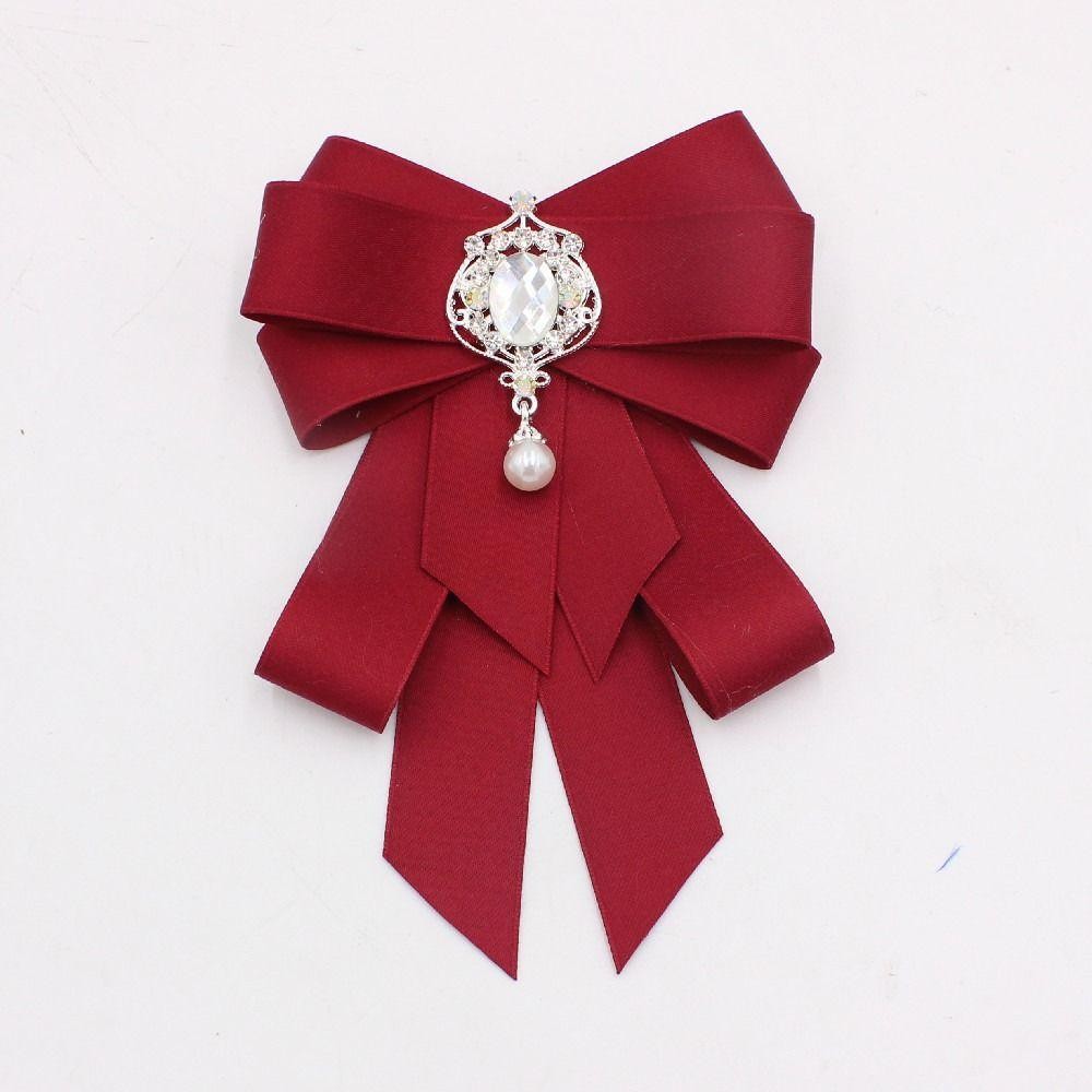 Thắt Nơ Handmade từ Vải Thổ Cẩm có Họa tiết Giả Kim Cương và Pha Lê - Phù hợp cho Nam và Nữ