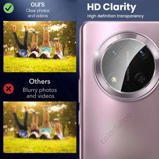 Honor X9C 5G Phim Bảo Vệ Camera Trong Suốt Cho Honor X9C X 9C HonorX9C 5G 3D Cong HD Full Cover Camera Kính Cường Lực Bảo Vệ Màn Hình Mặt Sau Ống Kính Phim