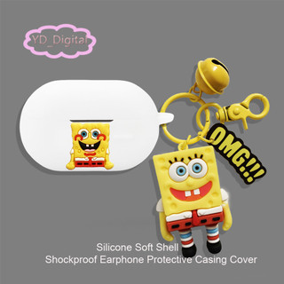 Hộp đựng tai nghe cho SoundPEATS PearlClip Pro / CC Pro Silicone Vỏ mềm Snoopy dễ thương Vỏ bảo vệ tai nghe chống nước Vỏ bảo vệ có mặt dây chuyền