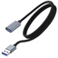 BTM USB3 0 Cáp nối dài nam sang nữ Bộ mở rộng USB để sạc và truyền dữ liệu đáng tin cậy cho bàn phím USB