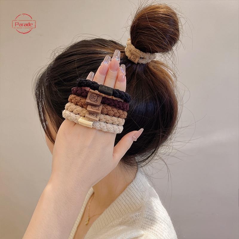 Parade Độ đàn hồi cao, bền bỉ, đơn giản Dây buộc tóc đuôi ngựa dành cho bạn gái Quà tặng VN