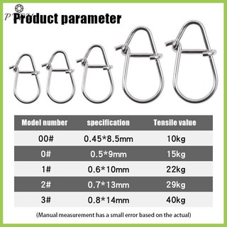 Ptfu 10 Chiếc Bầu Pin Micro Object Luya Pin 304 Chất Liệu Phụ Kiện Câu Cá Tăng Cường Mới
