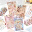 Enwei 3 Cái [PaperMore Dòng Góc Nhỏ] Nhãn Dán Giải Nén Cabin Cảnh Thu Nhỏ Dễ Thương Nhãn Dán PET Giấy Thêu Sò Chất Liệu Sổ Lưu Niệm Bộ