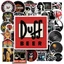 Hộp 50 Miếng Dán Sticker Hình ROCK BAND - Chống Thấm Nước Đa Năng Dùng Trang Trí Vali, Laptop, Tủ Lạnh | Gì Cũng In