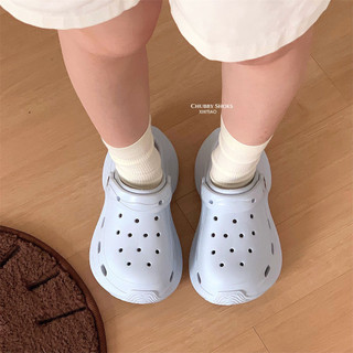 Giày Sandal Mũi to Xixitiao, Chiều Cao 6cm, Tay Nghề Đẹp, Nhẹ Thoải Mái.Eva Dễ Mặc, Có 4 Màu.