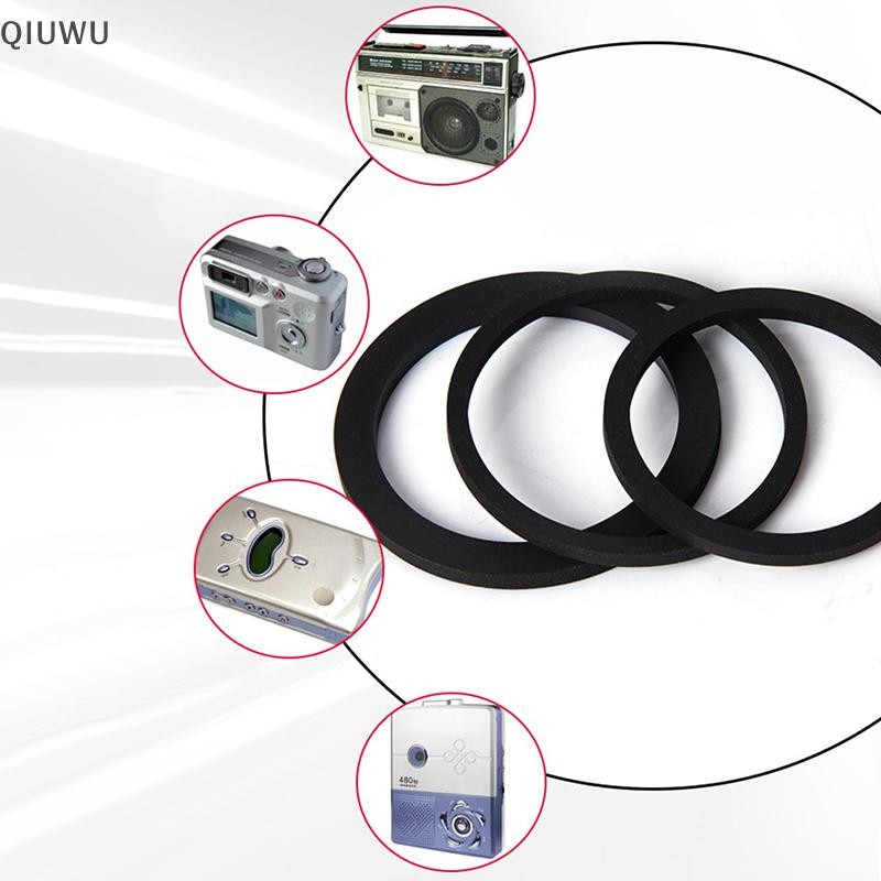 Qiuwu 20 Chiếc Hỗn Hợp Nhàn rỗi Lốp Bánh Xe Vòng Ldler Vòng Cao Su Cho Cassette Deck Recorder Tape Stereo Audio Player.