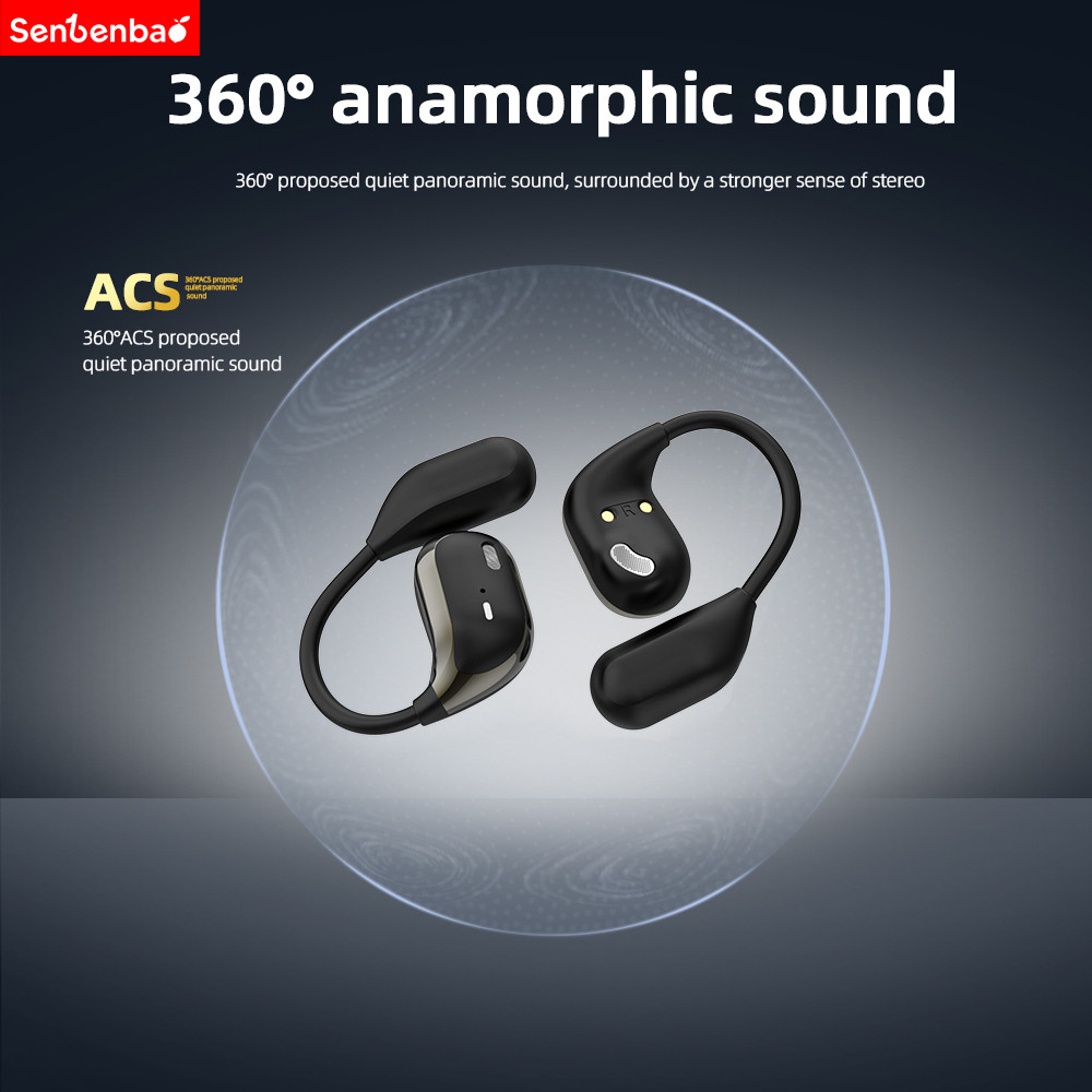 Senbenbao JM15 Tai Nghe Thể Thao Bluetooth Không Dây 5.4TWS Micro Khử Tiếng Ồn HiFi Chống Thấm Nước Cho Đèn LED Dispaly