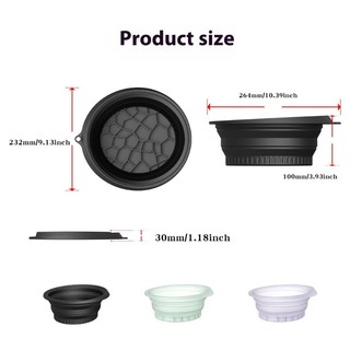 Bang Silicone Mặt Ice Bath Bát Cho Da Mặt Plunge Facials Ice Therapy Gấp Ice Facials Chậu Rửa Làm Mát Mặt Đá B