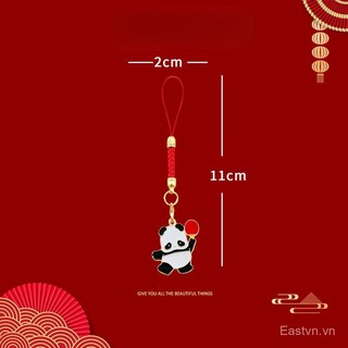 [Keychain] Móc khóa Panda vợt bóng bàn, quà tặng mùa tốt nghiệp cao cấp, quà lưu niệm văn hóa và sáng tạo cho học sinh tiểu học, mặt dây chuyền nhỏ tinh tế 0LTW