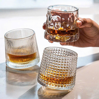 Set 6 ly thuỷ tinh,cốc thuỷ tinh cao cấp đế lồi nhiều hoạ tiết - Trường An VN