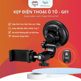 Kẹp Để Điện Thoại Ô Tô, Giá Đỡ Điện Thoại Trên Xe Hơi Hít Kính - GDDT02