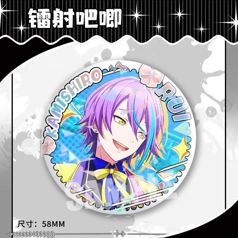 Project Sekai: Giai đoạn đầy màu sắc. Hatsune Miku – Huy hiệu ba chiều Anime Kamishiro Rui – Pin 58mm
