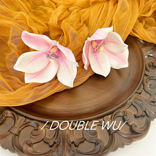 1 Cặp Kẹp Tóc Phong Cách Trung Quốc Mới, Hoá Tiết Hoa, Phụ Kiện Hanfu