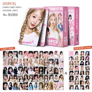 GC9 92 Cái / bộ IVE Dán Thẻ LOMO Jang Wonyoung Bưu Thiếp Bộ Sưu Tập Ngôi Sao KPOP Ngoại Vi CG9